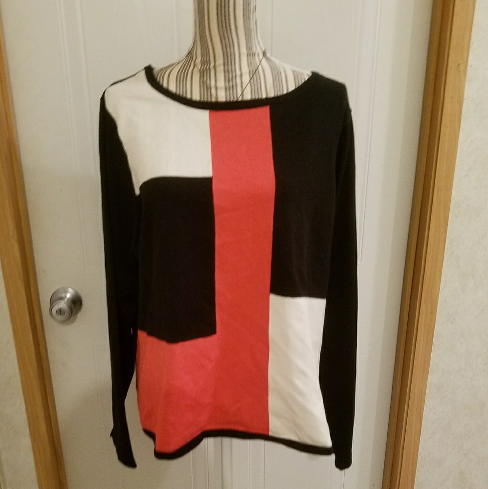 Cato color block sweater.